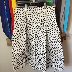 Who What Wear Polka Dot skirt